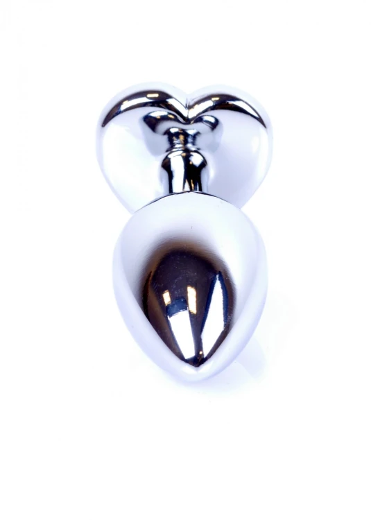 Plug-Jewellery Silver  Heart PLUG- Rose