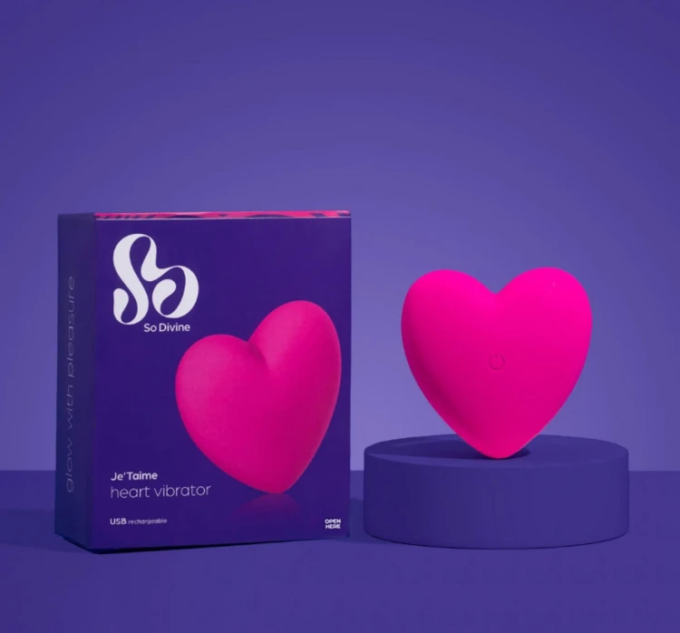 Je t'aime Couple's Heart Vibrator