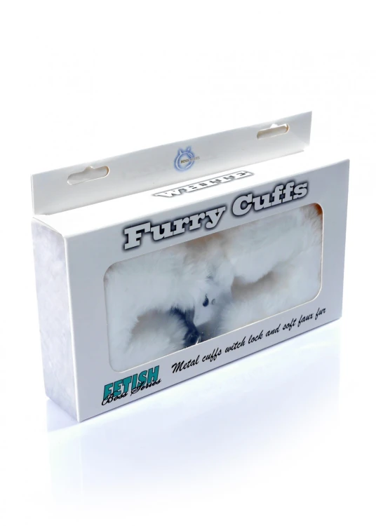 Kajdanki Fetish B - Series - Furry Cuffs White