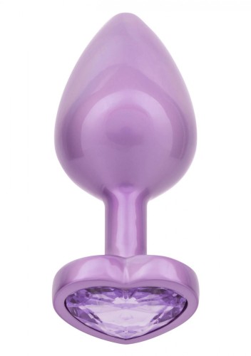 Diamond Heart Plug Large Purple