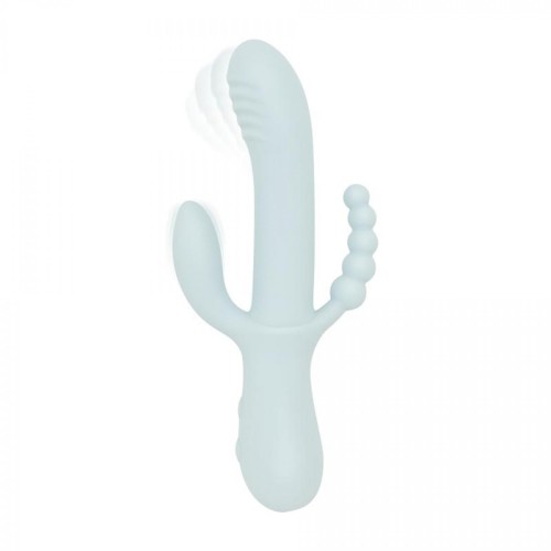 Good Vibes Only - Sage - Triple Stimulation Vibe - Blue