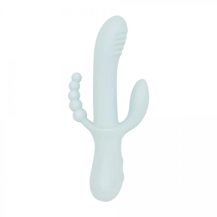 Good Vibes Only - Sage - Triple Stimulation Vibe - Blue