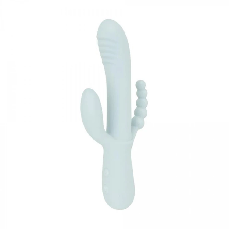 Good Vibes Only - Sage - Triple Stimulation Vibe - Blue