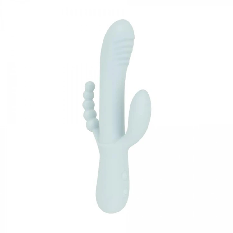 Good Vibes Only - Sage - Triple Stimulation Vibe - Blue