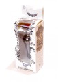 Plug-Jewellery Dark Silver BUTT PLUG- Red