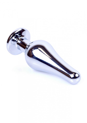 Plug-Jewellery Silver BUTT PLUG- Light Blue