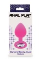 Diamond Booty Jewel Medium Pink