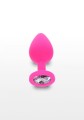 Diamond Booty Jewel Medium Pink