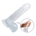 BAILE - DONG Realistic dildo ( clear/pink/purple )