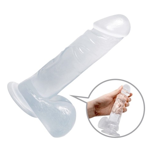 BAILE - DONG Realistic dildo ( clear/pink/purple )