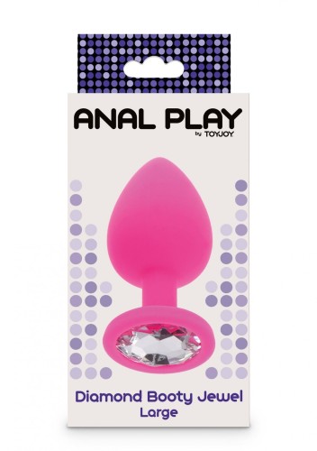 Diamond Booty Jewel Large Pink