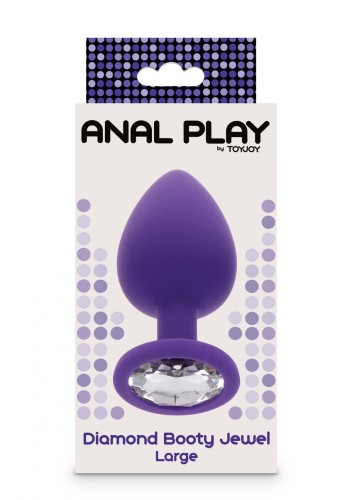 Diamond Booty Jewel Large Purple