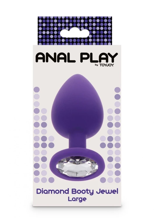 Diamond Booty Jewel Large Purple