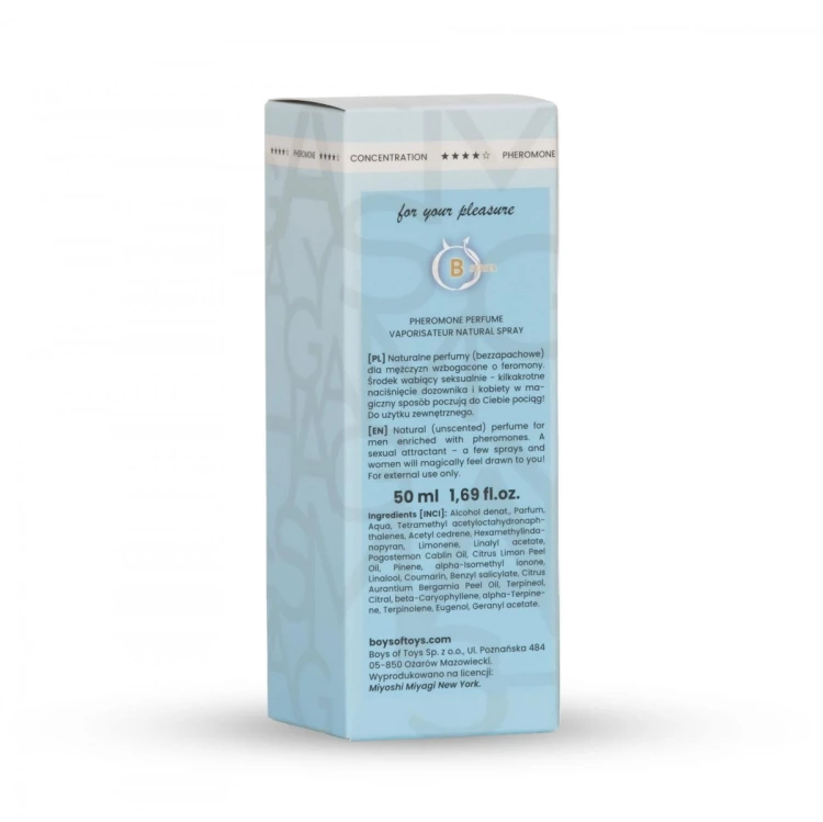 Miyoshi Miyagi PURE feromon parfumes  50ml HOMME