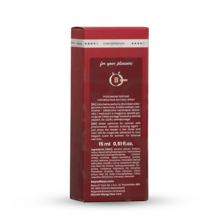 Miyoshi Miyagi INSTINCT feromon  parfumes 15ml FEMME