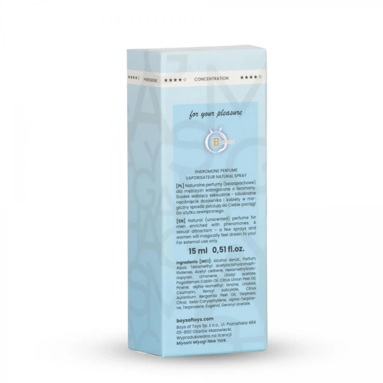 Miyoshi Miyagi PURE feromon parfumes 15ml HOMME
