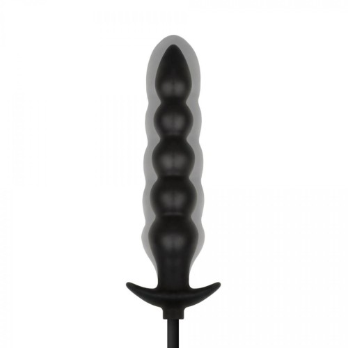 Anal Collection - Inflatable Anal Plug with Pump 20 cm - Black