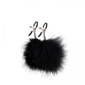 Feather nipple clamps with adjustable pressure, and soft comfortable pads