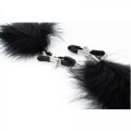 Feather nipple clamps with adjustable pressure, and soft comfortable pads