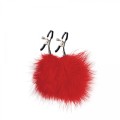 Feather nipple clamps with adjustable pressure, and soft comfortable pads