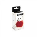 Feather nipple clamps with adjustable pressure, and soft comfortable pads