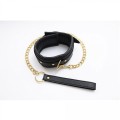 Collar with detachable leash