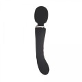 Black clitoral and G-spot vibrator
