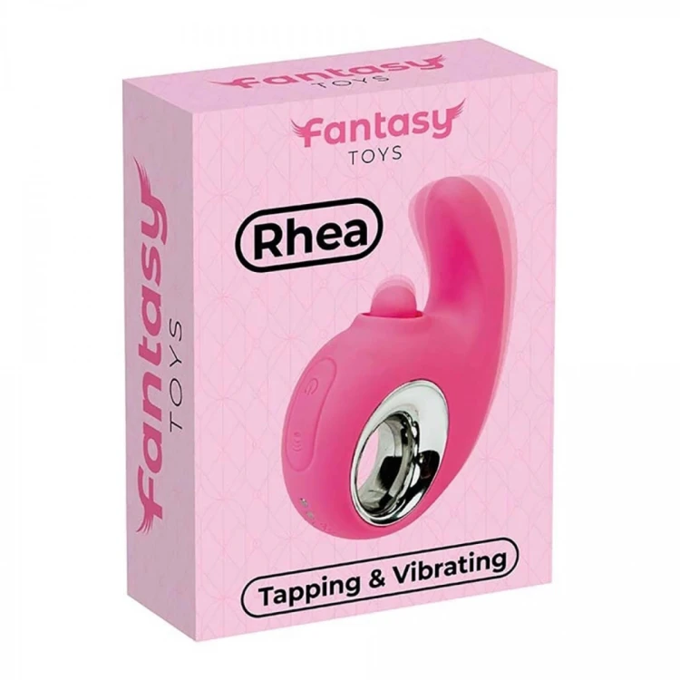 Tapping & vibrating clitoral stimulator