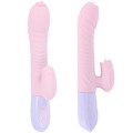 Wibrator-Silicone Vibrator USB 7 Function and Thrusting Function / Heating, purple