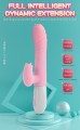 Wibrator-Silicone Vibrator USB 7 Function and Thrusting Function / Heating, purple