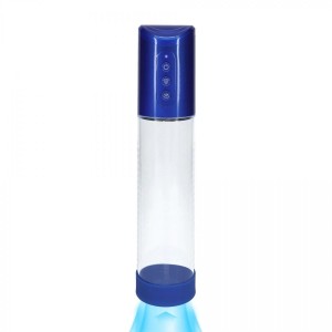 HyperPump - Rechargeable Penis Pump - Metallic Blue