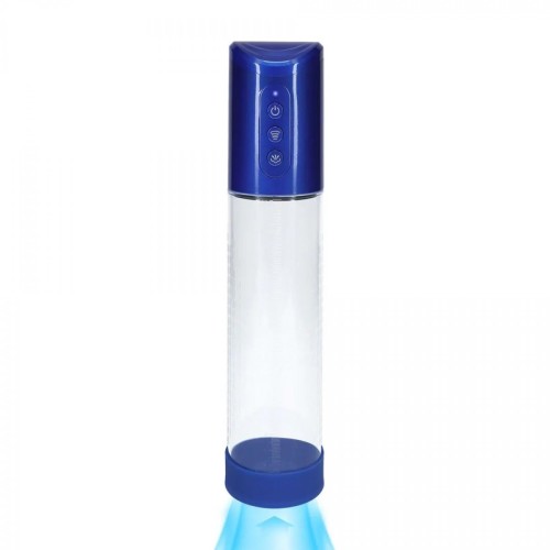 HyperPump - Rechargeable Penis Pump - Metallic Blue