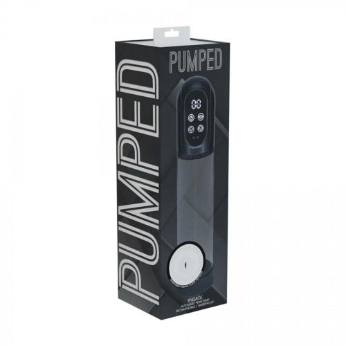 Engage - Automatic Waterproof Penis Pump and Masturbator - Gun Metal