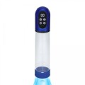 Engage - Automatic Waterproof Penis Pump and Masturbator - Metallic Blue