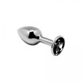 Mini Metal Butt Plug S black
