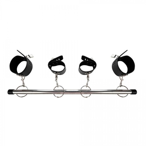 Spreader bar with wrist and ankle cuffs