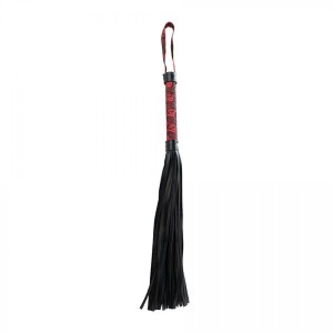 Red & black flogger