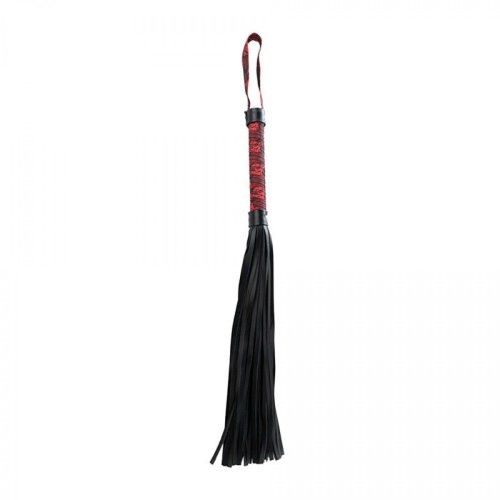Red & black flogger