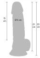 Realistic Dildo PVC 21 cm