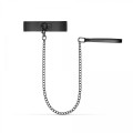 Bedroom Fantasies - Faux Leather Collar & Chain Black