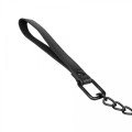Bedroom Fantasies - Faux Leather Collar & Chain Black