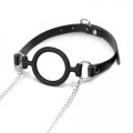 Bedroom Fantasies - Nipple Clamps & Silicone Gag Ring Black