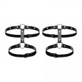 Bedroom Fantasies - Leg Bondage Cuffs Black