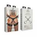 Bedroom Fantasies - Bondage Cross Wrist and Leg Cuffs Black