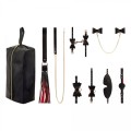 Bedroom Fantasy - 8 Piece Set Of SM Luxury Set Black