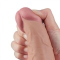 10.5" REAL SOFTEE Rechargeable TPE Vibrating Dildo(Flesh)