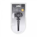 Detachable Wide Adjustable Silicone Lasso Cockring - 5mm - Black