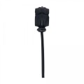 Detachable Wide Adjustable Silicone Lasso Cockring - 5mm - Black
