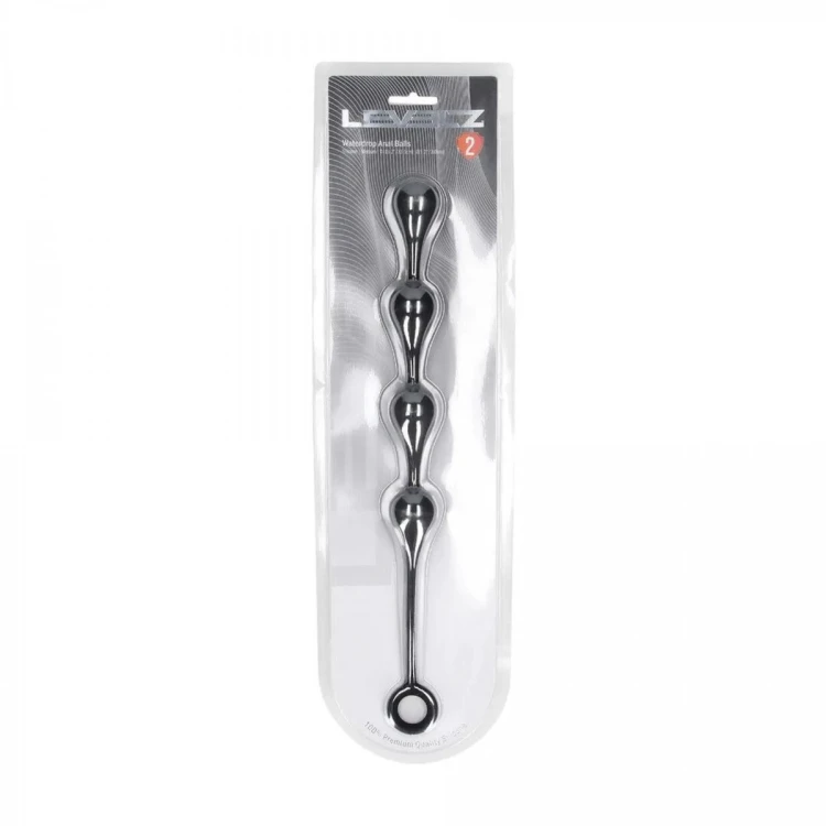 Waterdrop Silicone Anal Balls -M - 30mm - Black