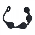Waterdrop Silicone Anal Balls -M - 30mm - Black